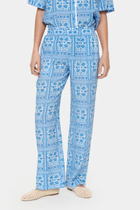Saint Tropez Kaisa Pants - Blue Tile