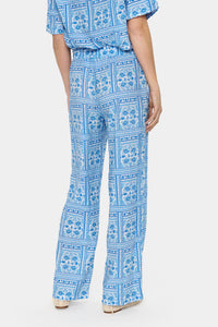 Saint Tropez Kaisa Pants - Blue Tile