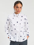 Vilagallo Andy Flocado Satin Shirt