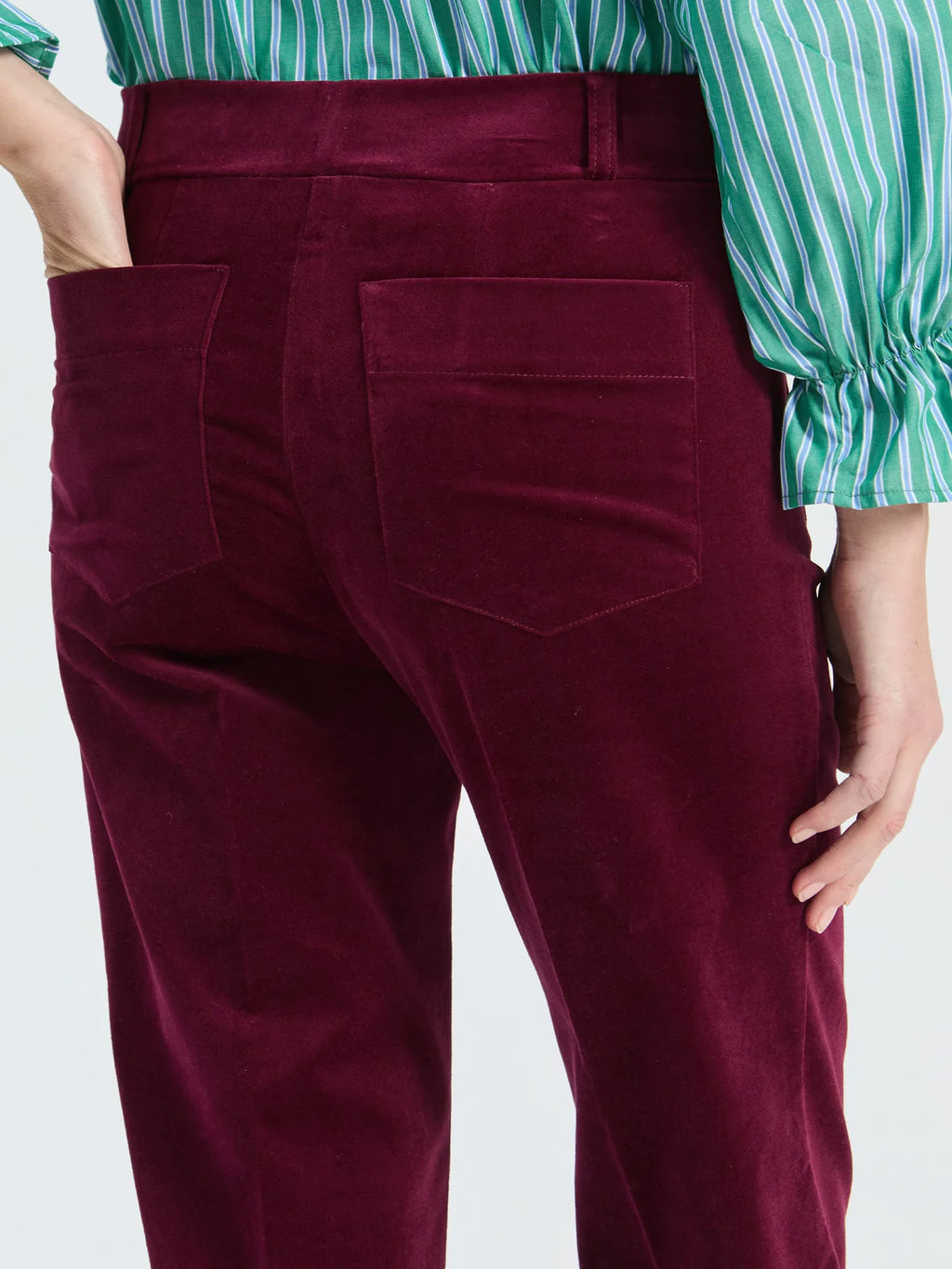 Vilagallo Mila Burdeos Trousers