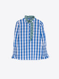 Vilagallo Volantes Gingham Shirt