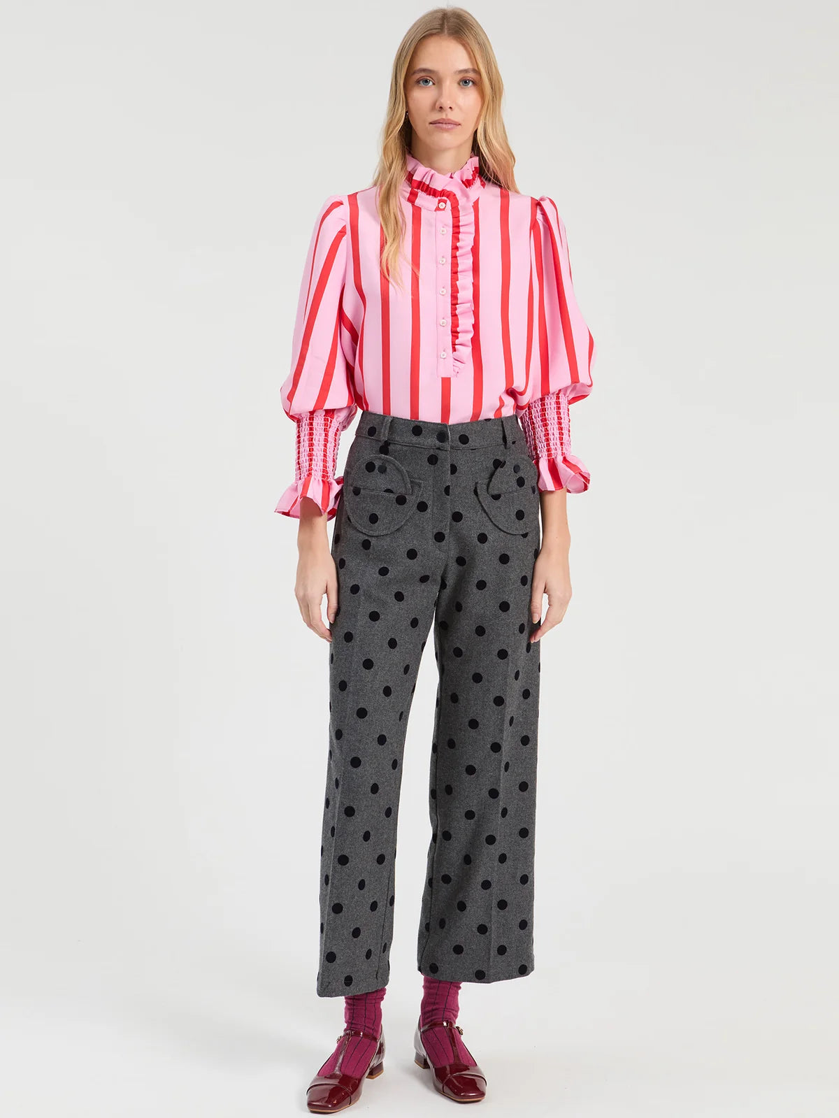 Vilagallo Chunky Stripe Shirt