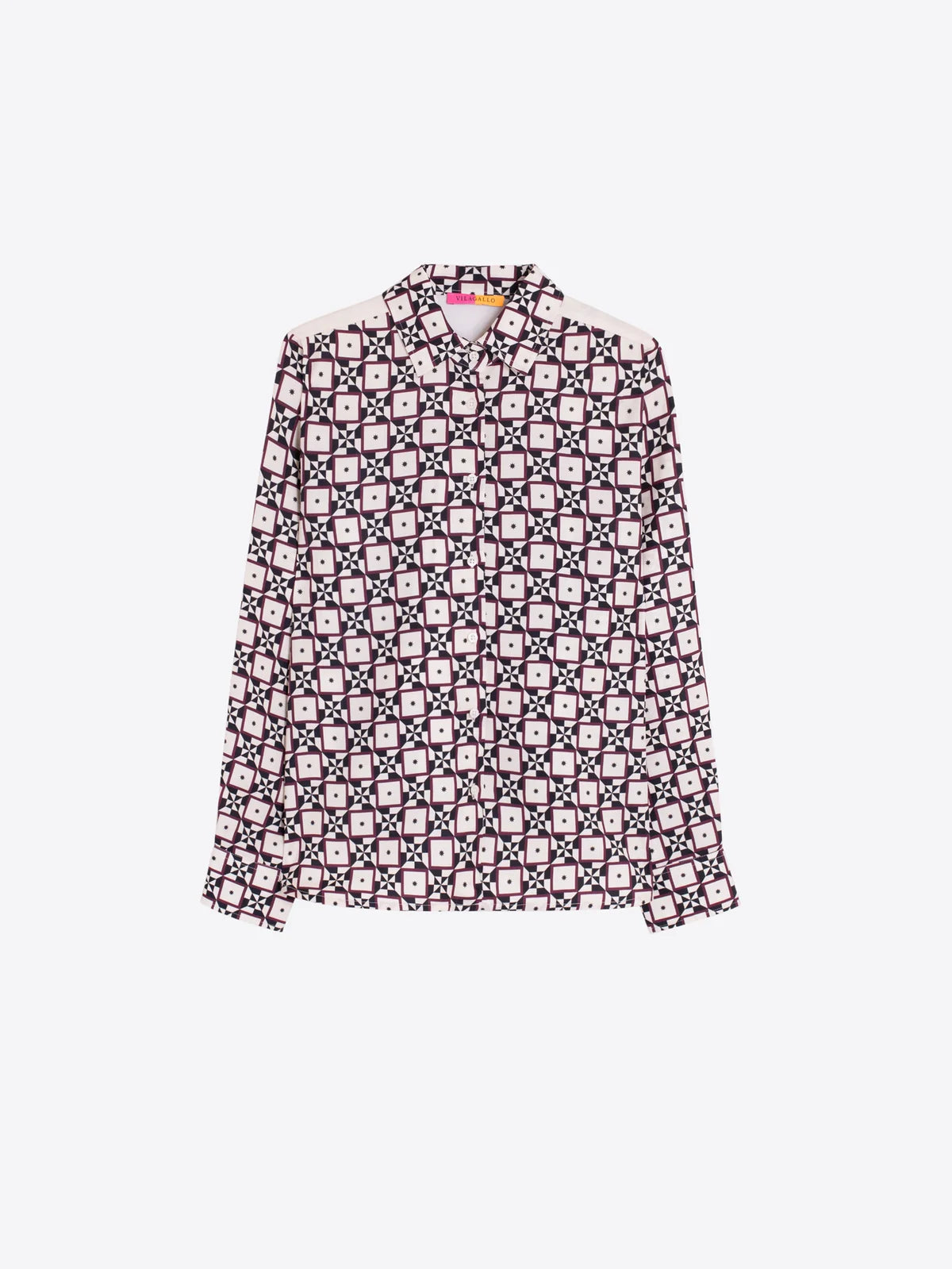 Vilagallo Geo Print Shirt