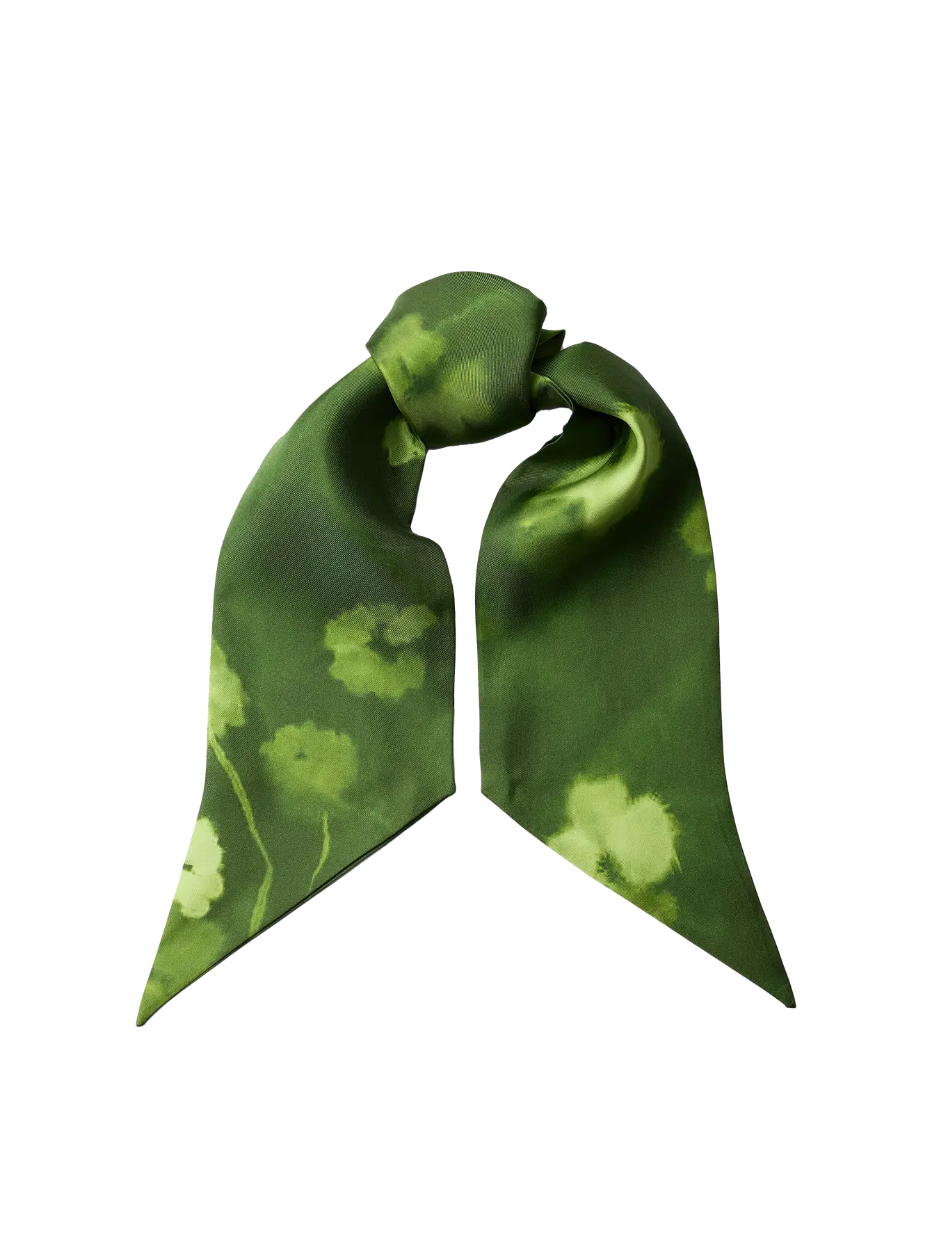 Selected Femme Silk Scarf - Lint Green
