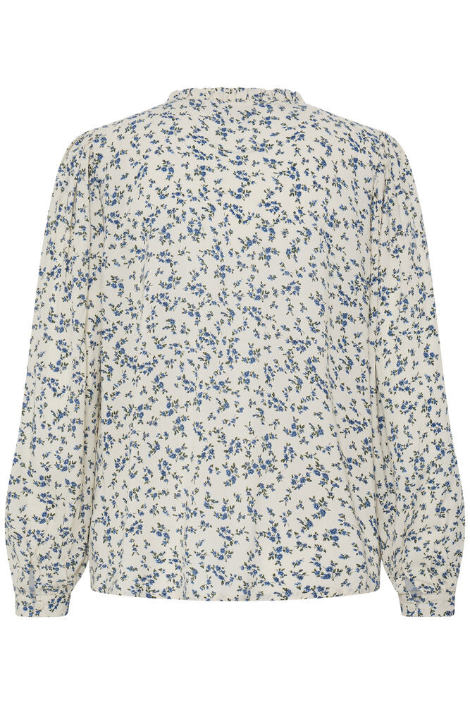 Ichi Vera Floral Blouse - Blue