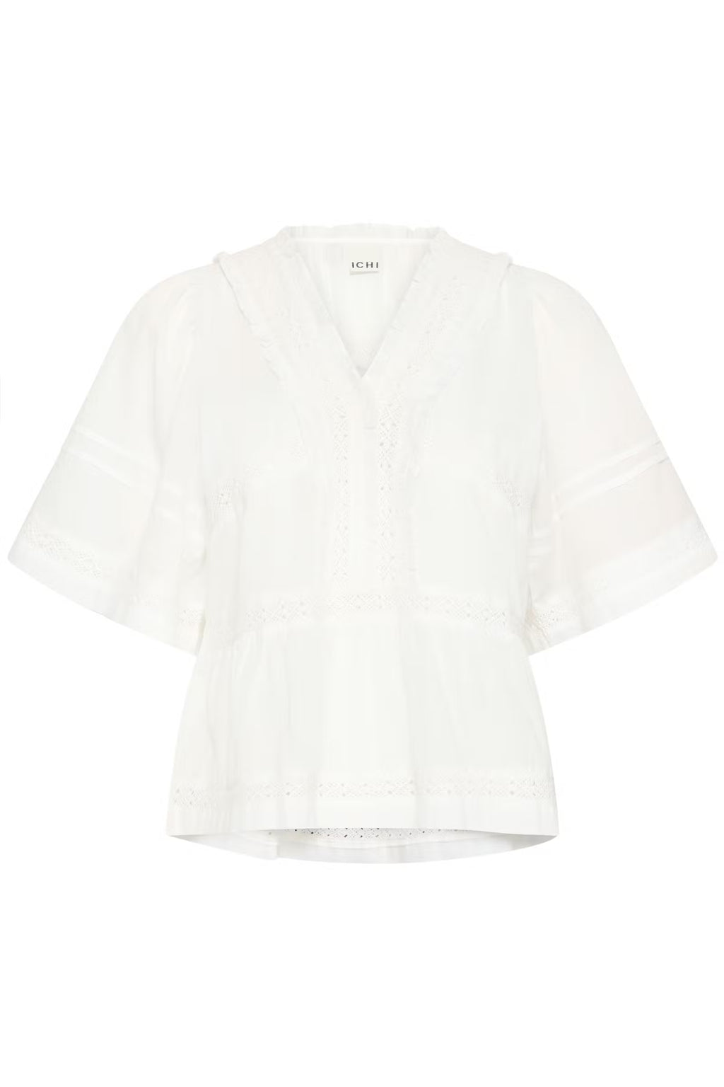 Ichi Voilana Blouse - White