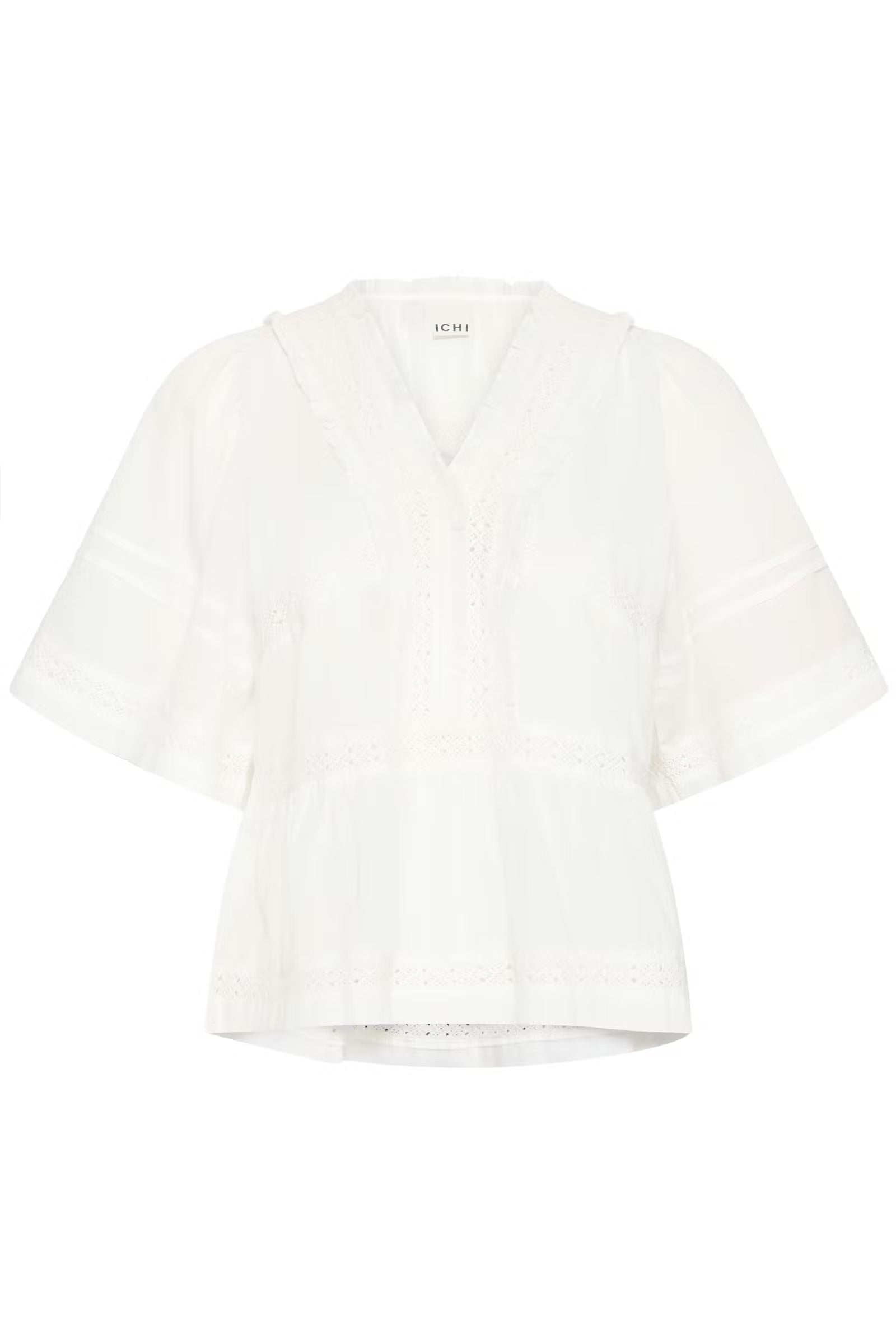 Ichi Voilana Blouse - White