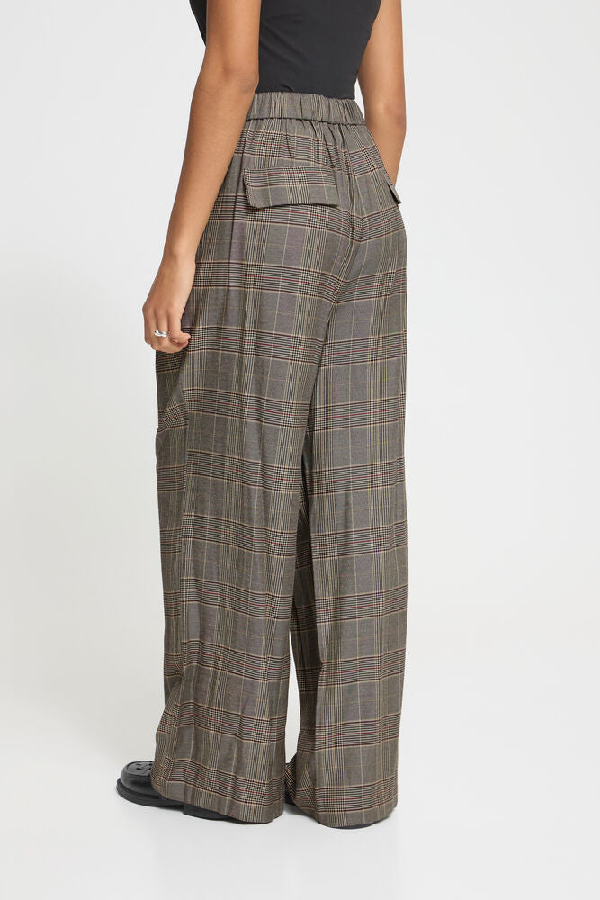 Ichi Laito Check Trouser