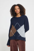 Ichi Bayana Jumper - Navy