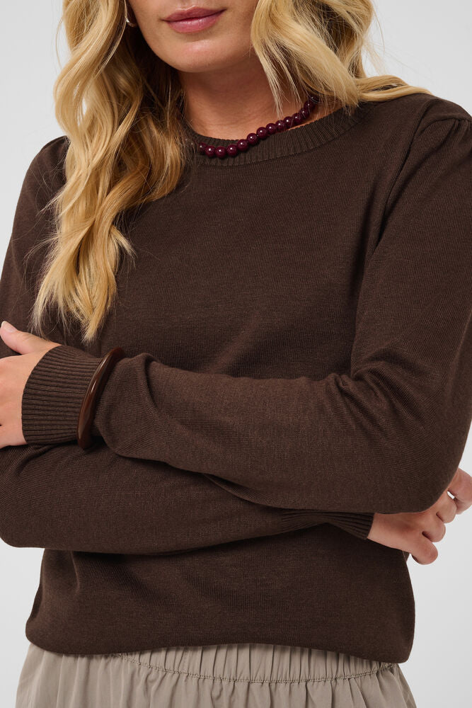 Saint Tropez Mila Jumper - Brown