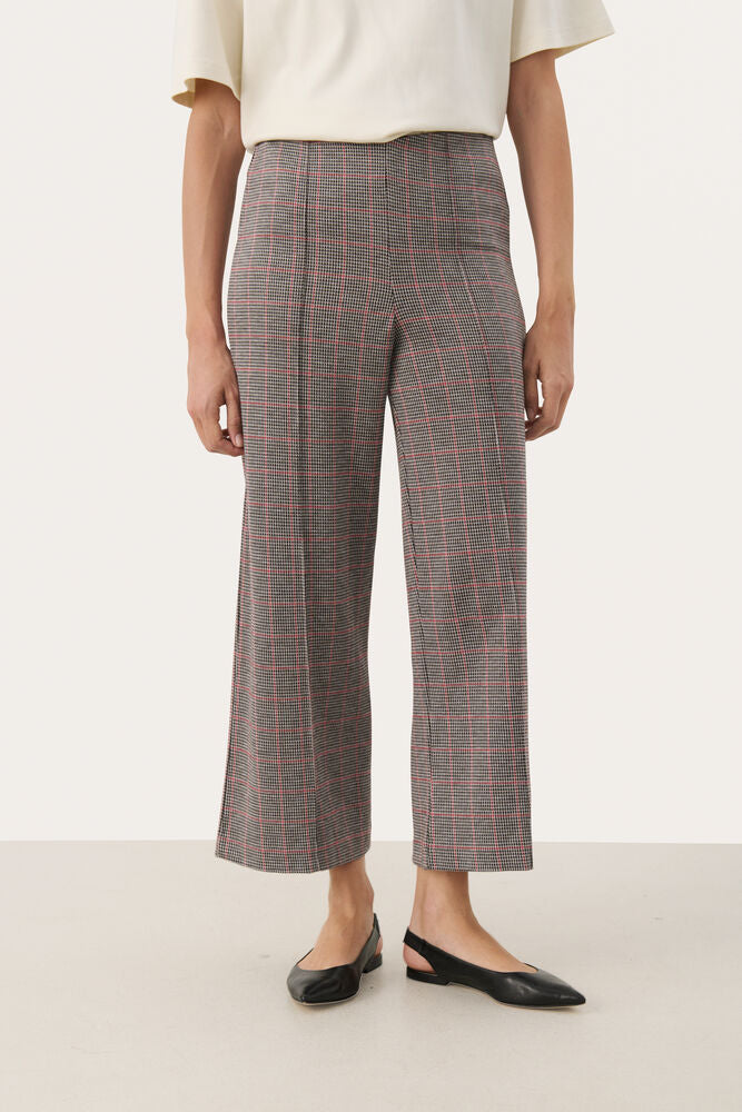 Part Two Ilisan Trousers - Red Check