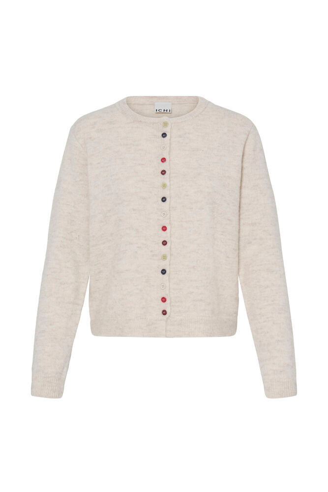 Ichi Fantia Cardigan - Oatmeal
