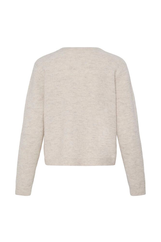 Ichi Fantia Cardigan - Oatmeal