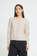Ichi Fantia Cardigan - Oatmeal