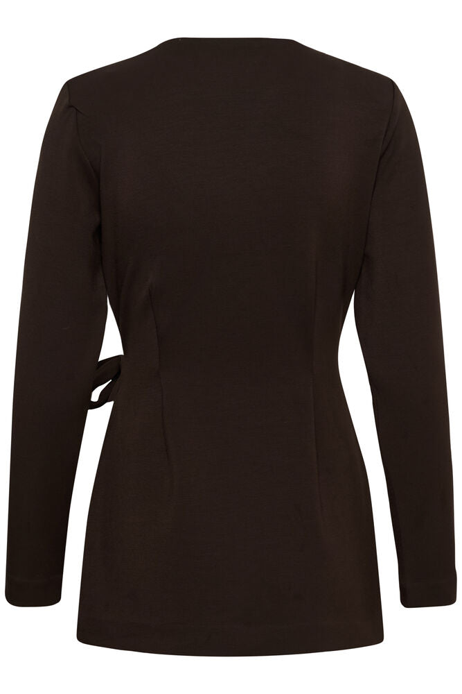 In Wear Simi Wrap Jacket - Brown