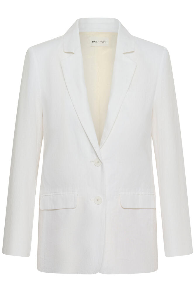 Part Two Nyan Linen Blazer - White