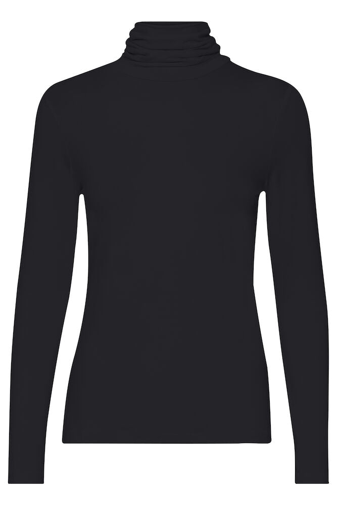 Part Two Efinas Roll Neck T- Shirt - Navy
