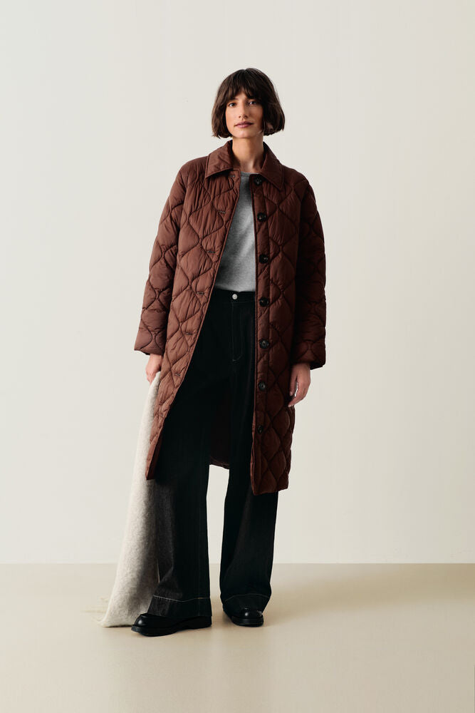 Part Two Carine Padded Coat - Brown