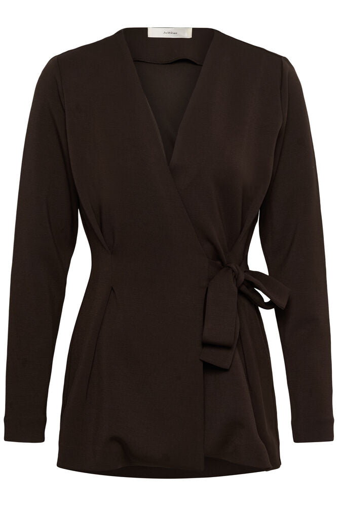 In Wear Simi Wrap Jacket - Brown