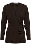 In Wear Simi Wrap Jacket - Brown