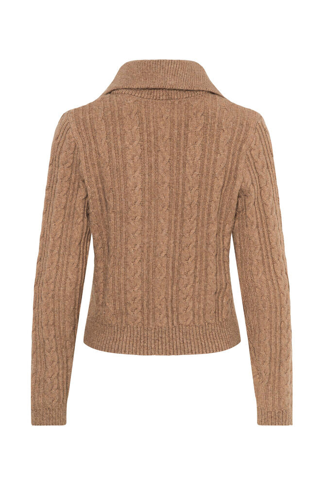 Saint Tropez Talma Cardigan - Brown