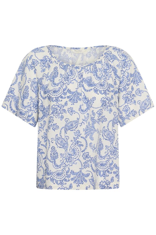 Part Two Bentha Paisley Top - Blue