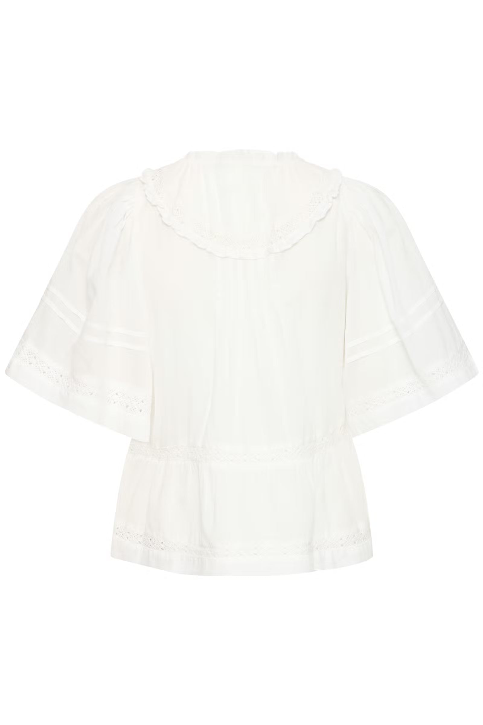Ichi Voilana Blouse - White