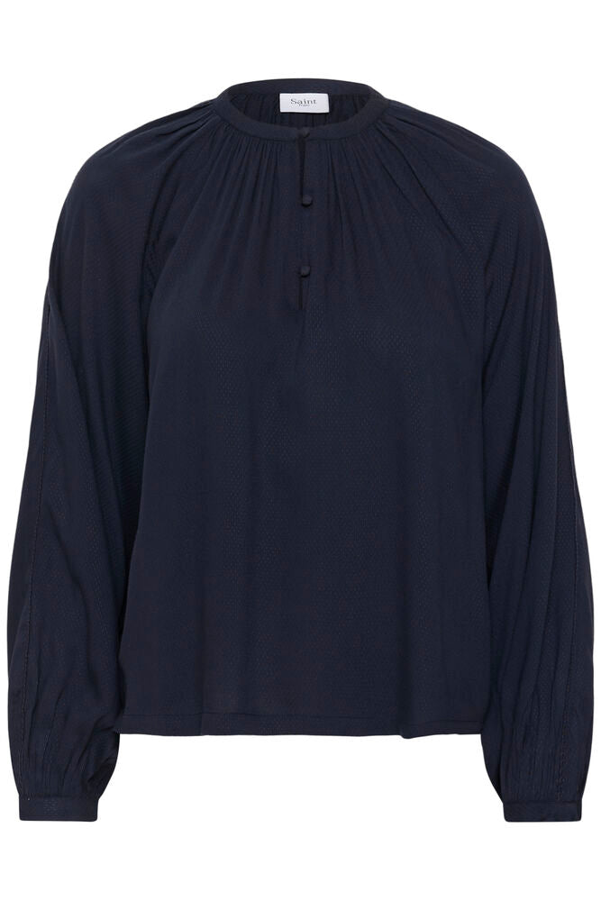 Saint Tropez Sabellla Blouse - Navy