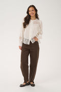 Saint Tropez Joann Jeans - Brown