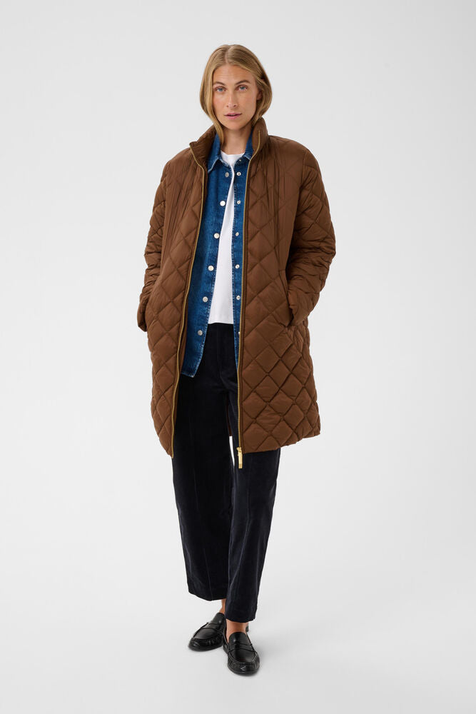 Part Two Olilana Padded Coat - Light Brown