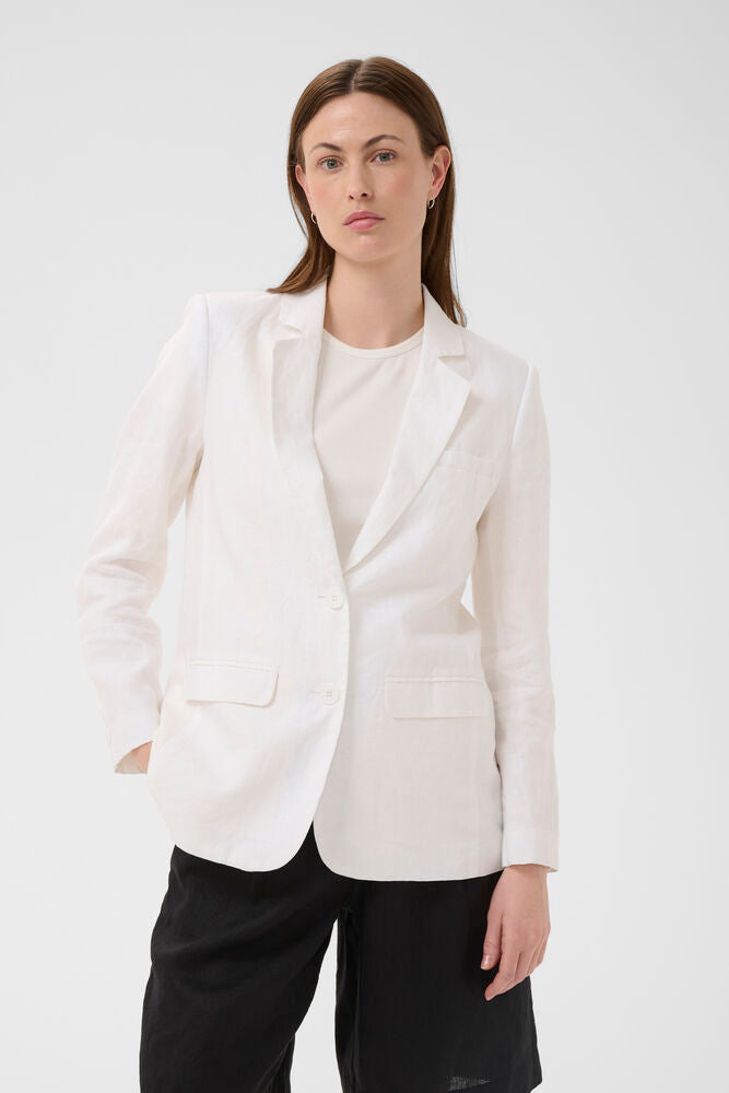 Part Two Nyan Linen Blazer - White
