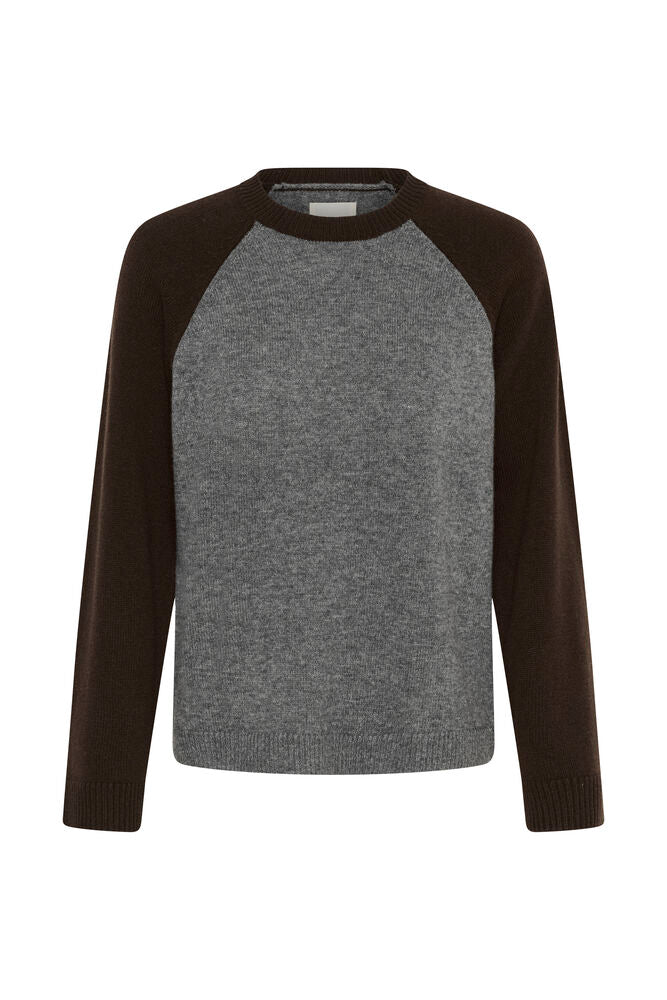 Part Two Cleo Raglan Jumper - Grey