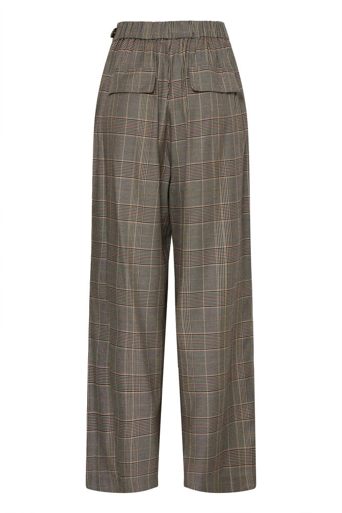 Ichi Laito Check Trouser