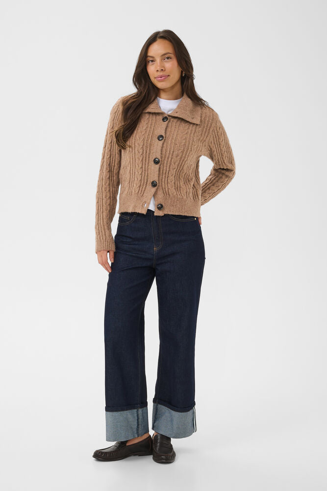 Saint Tropez Talma Cardigan - Brown