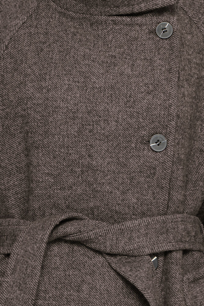 Ichi Gaziva Coat - Brown