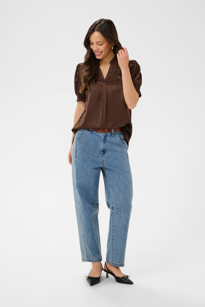 Saint Tropez Panan Blouse - Brown