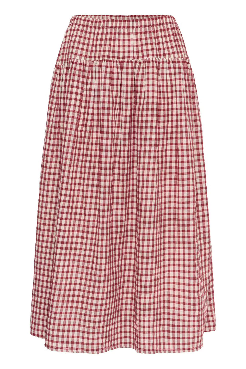 Part Two Brunhild Check Skirt