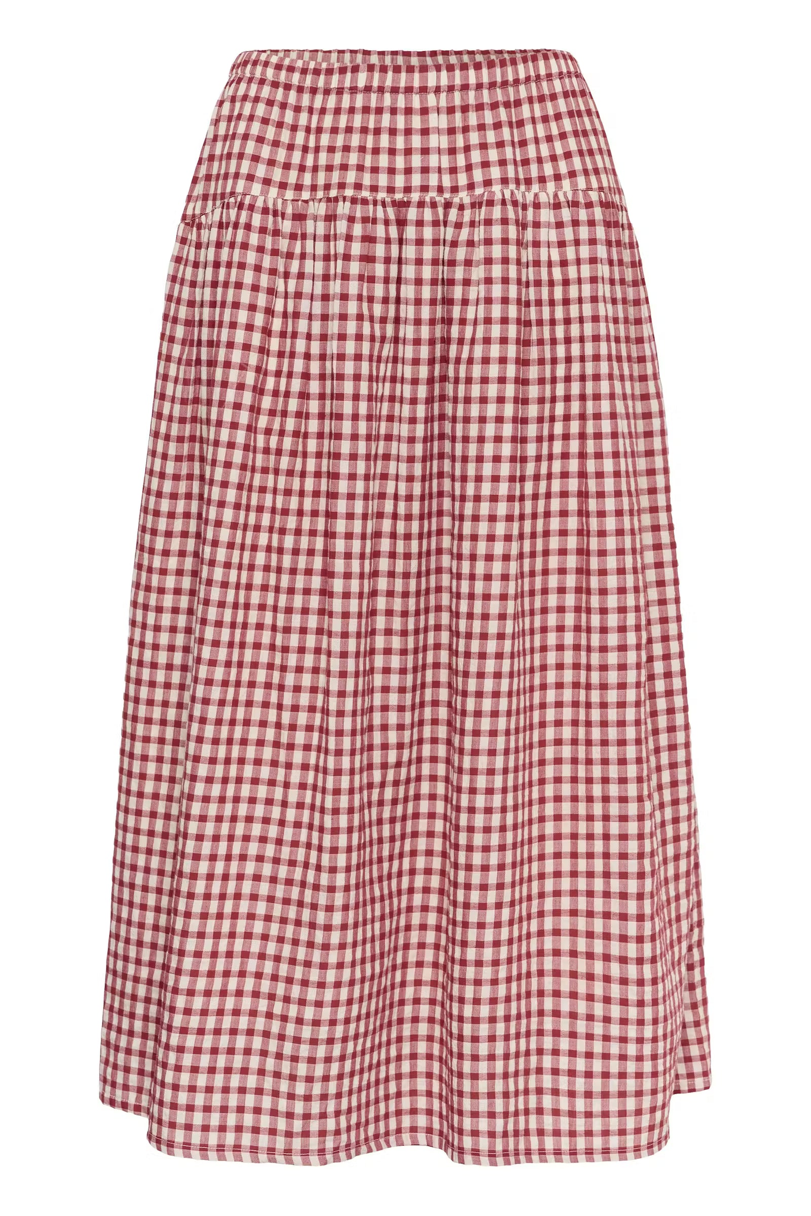 Part Two Brunhild Check Skirt
