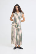 Ichi Kate Striped Waistcoat