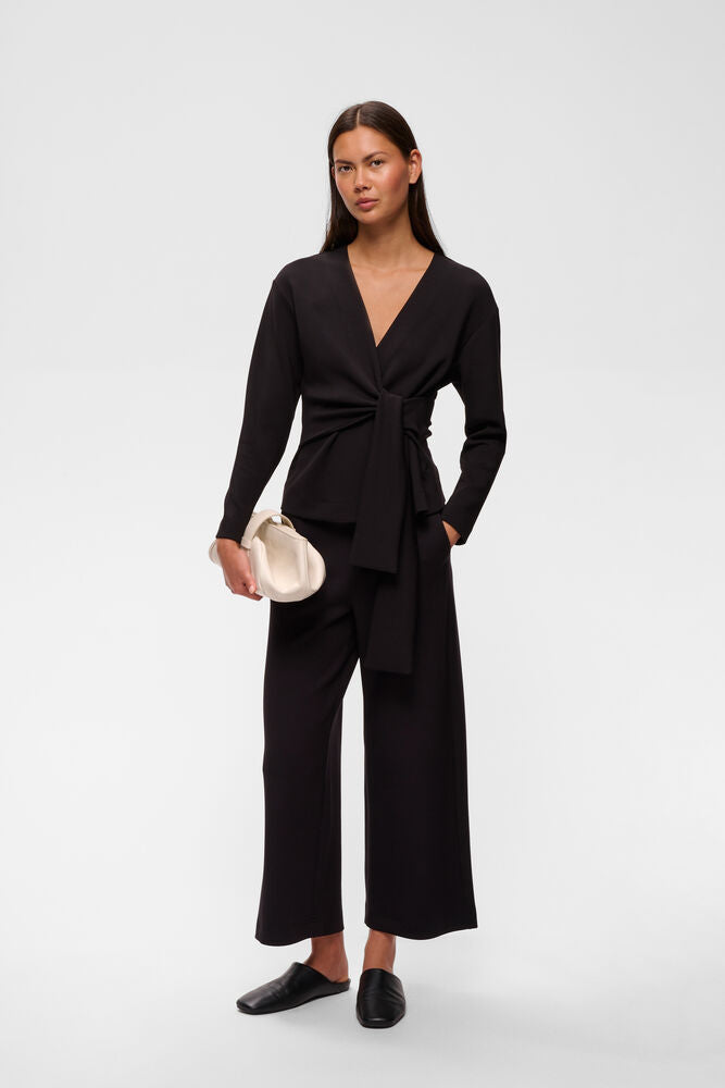 In Wear Gincette Crop Trouser - Black
