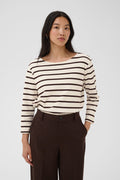 Part Two Nela Tee - Mole Stripe