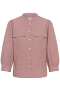 Part Two Chinette Shirt - Red Check