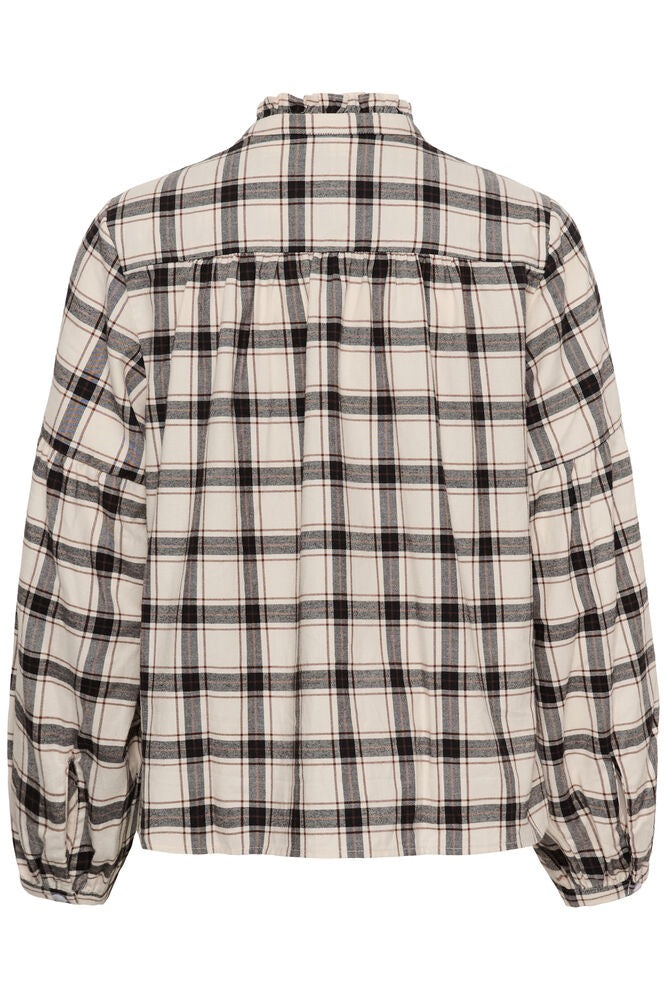 Part Two Samilla Check Shirt - Brown