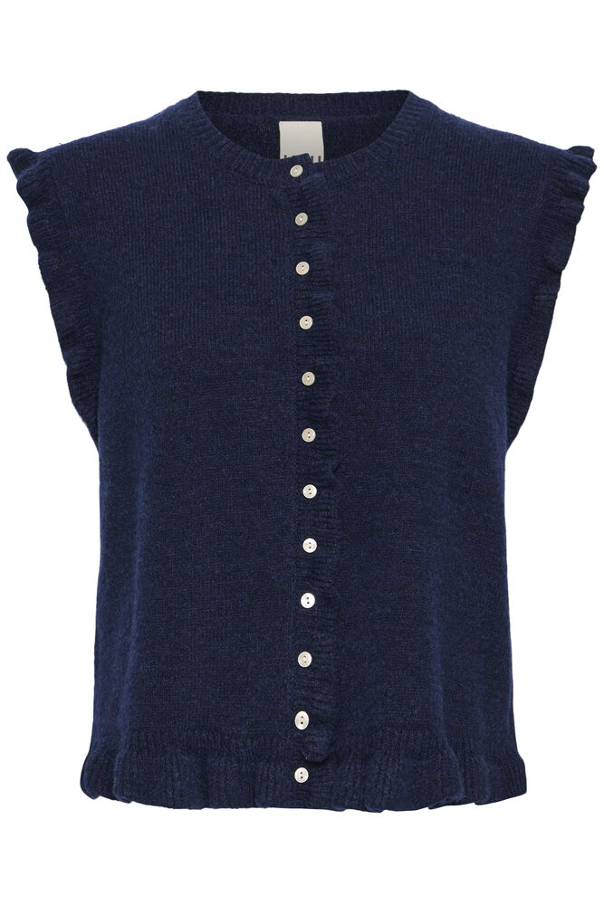 Ichi Povoke Waistcoat - Navy