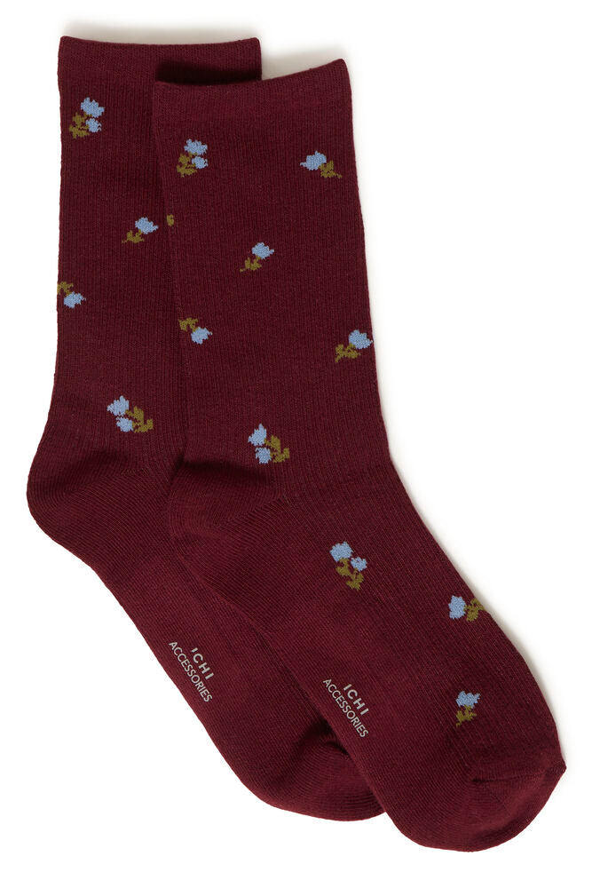 Ichi Fola Socks - Red