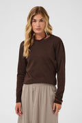 Saint Tropez Mila Jumper - Brown