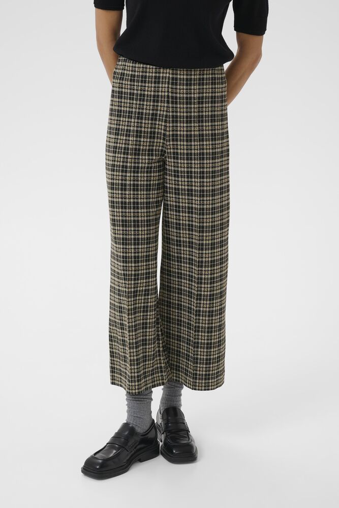 Part Two Ilisan Trousers - Navy Check