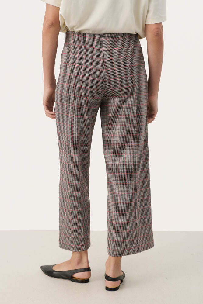 Part Two Ilisan Trousers - Red Check
