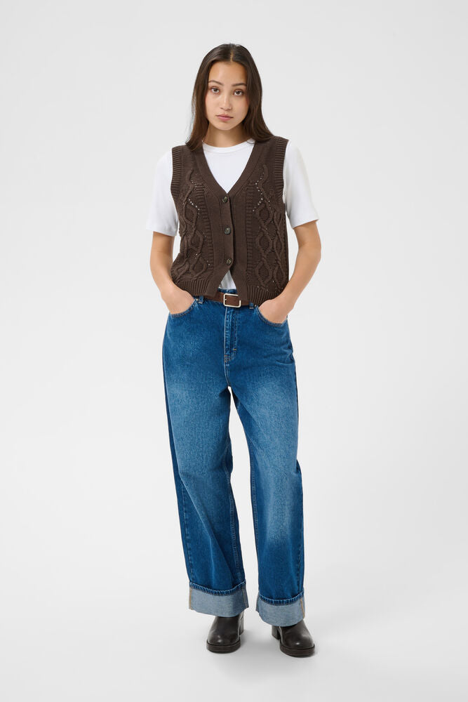 Part Two Christin Waistcoat - Brown