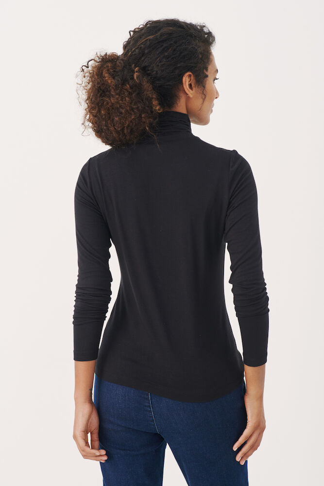 Part Two Efinas Roll Neck T- Shirt - Navy